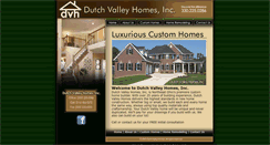 Desktop Screenshot of dutchvalleyhomes.com